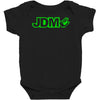 black funny glow in dark glowing Baby Bodysuit