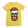 terror skull Ladies Fitted T-Shirt
