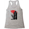 the king and the white wol Racerback Tank