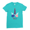 4th of July Ladies Fitted T-Shirt