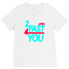 too fast V-Neck Tee