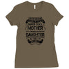 Super Cool Mother Of A Freaking Awesome Daughter Ladies Fitted T-Shirt