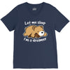 let me sleep V-Neck Tee
