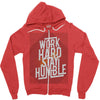 Work Hard, Stay Humble Zipper Hoodie