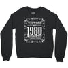 vintage made in 1980 perfectly aged a living legend Crewneck Sweatshirt