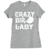 crazy bird lady Ladies Fitted T-Shirt