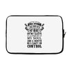 I Am An April Woman Laptop sleeve
