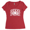 yoga inspired Women's Triblend Scoop T-shirt