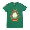 Totoro Retro Ladies Fitted T-Shirt