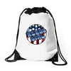 rebel girl 2 Drawstring Bags