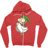 invader link Zipper Hoodie