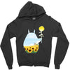 totoro sunflower Zipper Hoodie