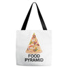 pizza lover's food pyramid Tote Bags
