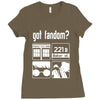got fandom Ladies Fitted T-Shirt