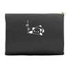 panda flat out with bamboo Accessory Pouches