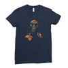 Gas Mask Ladies Fitted T-Shirt
