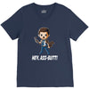 hey, ass butt! V-Neck Tee