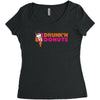 drunk'n donuts Women's Triblend Scoop T-shirt