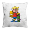 bart simpson Throw Pillow