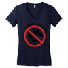 take off your shoes Women's V-Neck T-Shirt