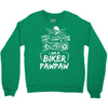 You Cant Scare Me I am Biker Pawpaw Crewneck Sweatshirt