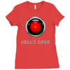 hello dave 2001 space odyssey Ladies Fitted T-Shirt
