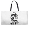 r2 d2 retro star wars sci fi lucas Weekender Totes