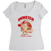 monster bros Women's Triblend Scoop T-shirt