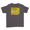 yes our no Youth Tee