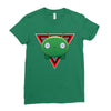Final Space Mooncake with Triangle Ladies Fitted T-Shirt