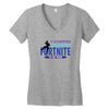 i Stopped Playing Fortnite To Be Here Women's V-Neck T-Shirt