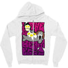 the beateggs !!! purple Zipper Hoodie