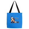 calvin hobbes Tote Bags