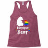 mama bear gay pride Racerback Tank