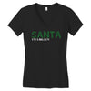 santa i'm a big fun Women's V-Neck T-Shirt