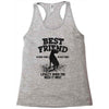 Best Friend Great Dane Racerback Tank