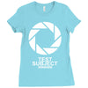 test subject 2 Ladies Fitted T-Shirt