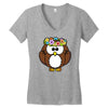 lovely owl Women's V-Neck T-Shirt