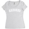 harvard logo Women's Triblend Scoop T-shirt