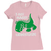 t rex hasst liegest&uuml;tze Ladies Fitted T-Shirt