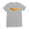 Batman Gold Logo Ladies Fitted T-Shirt