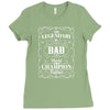The Legendary Dad World Champion Father Ladies Fitted T-Shirt