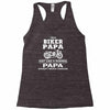 i'm a biker papa just like a normal papa except much cooler Racerback Tank
