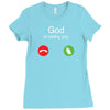 God is calling you Ladies Fitted T-Shirt