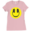 happy headphones Ladies Fitted T-Shirt