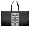 rude remote control, ideal funny birthday gift or present Weekender Totes