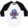 zombie burgers rouge 3/4 Sleeve Shirt