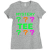mystery tee shirt random funny cheap t shirt pop culture hipster graph Ladies Fitted T-Shirt