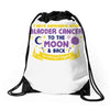 I Love Someone with Bladder Cancer to The Moon &amp; Back to Infinity Drawstring Bags