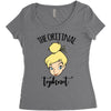 The Orijinal Topknot Tinkerbell, Tinkerbell Women's Triblend Scoop T-shirt